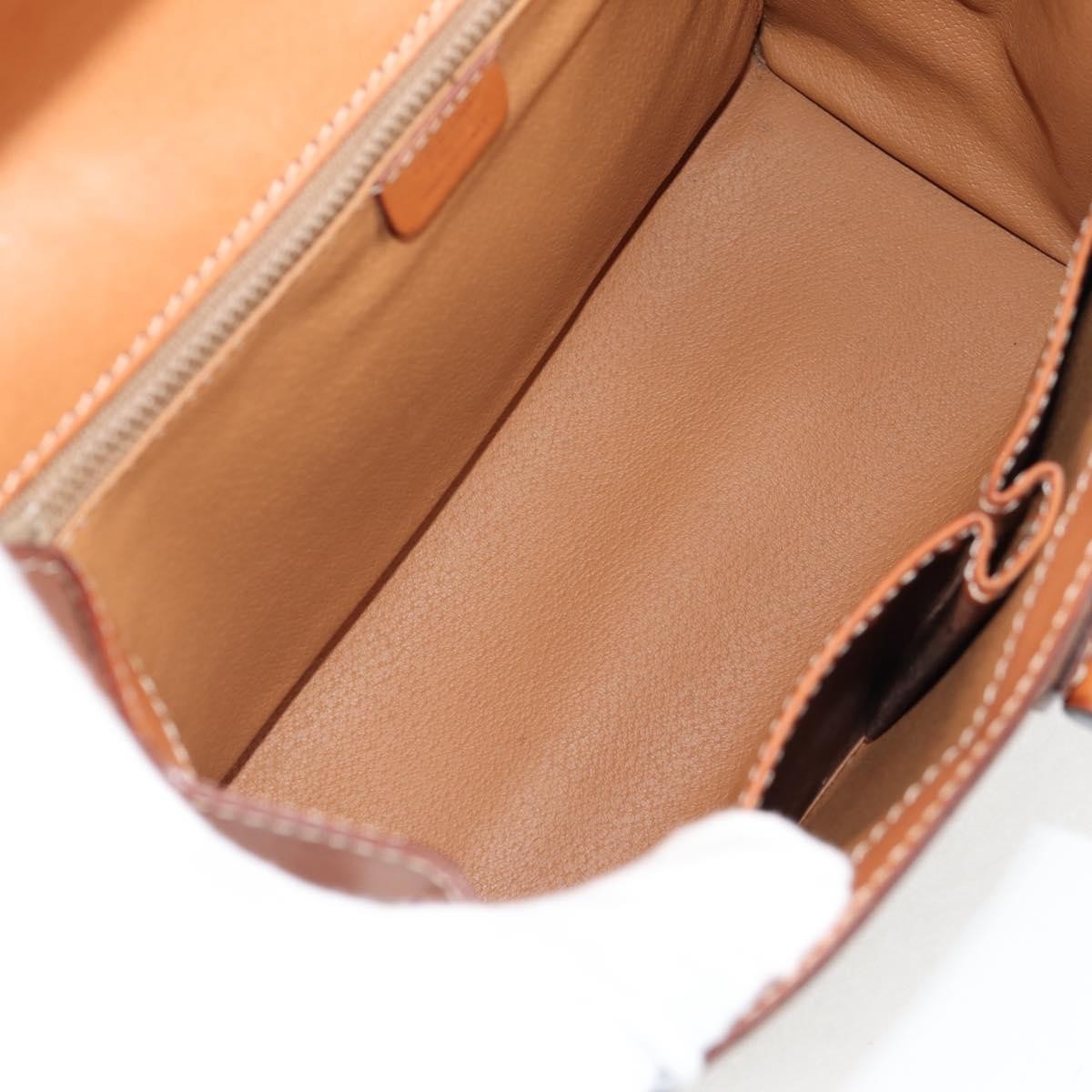 Celine Vintage Convertible Top Handle Macadam Coated Canvas, Brown, Canvas, Handbag