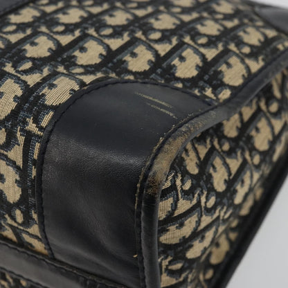 Christian Dior Vintage Trotter Boston Diorissimo Canvas, Navy, Canvas, Handbag