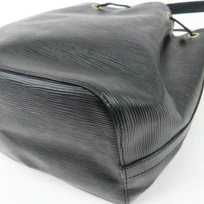 Louis Vuitton Noe Epi Leather, Black, Leather, Shoulder Bag