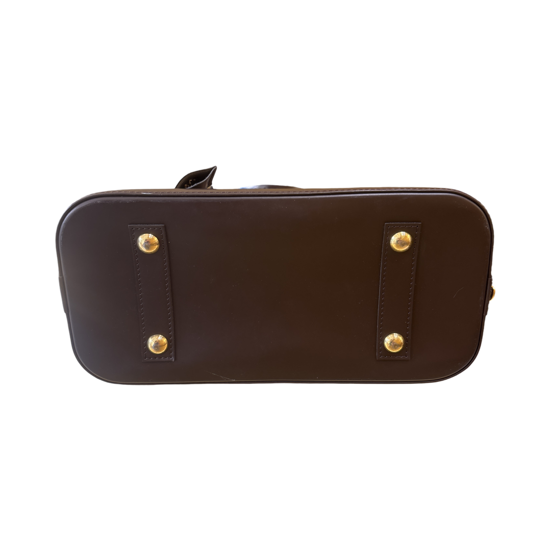 Louis Vuitton Alma BNB Monogram Canvas with Leather, Brown, Leather, Handbag