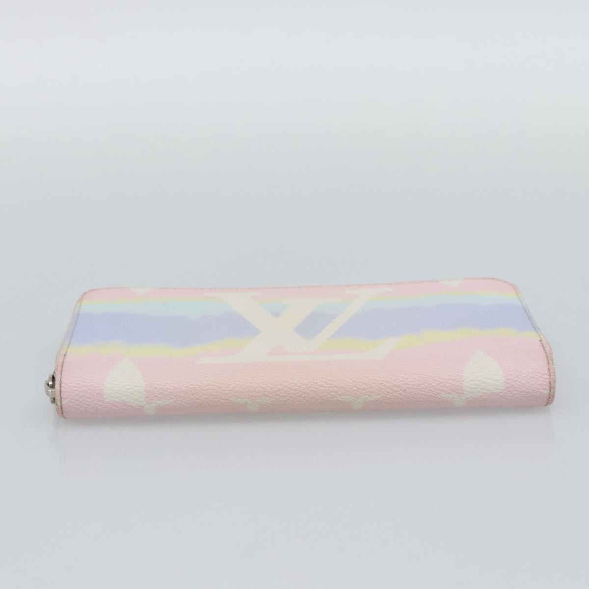 Louis Vuitton Zippy By The Pool Monogram Giant, Pink, Canvas, Wallet