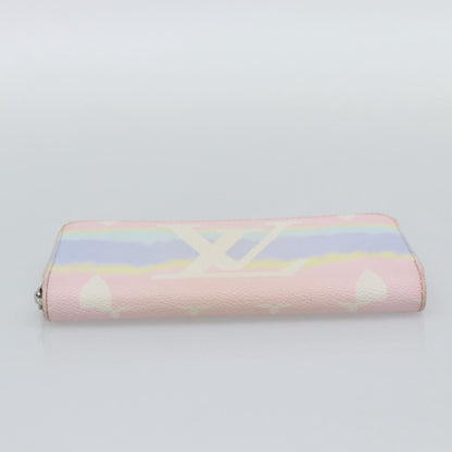 Louis Vuitton Zippy By The Pool Monogram Giant, Pink, Canvas, Wallet