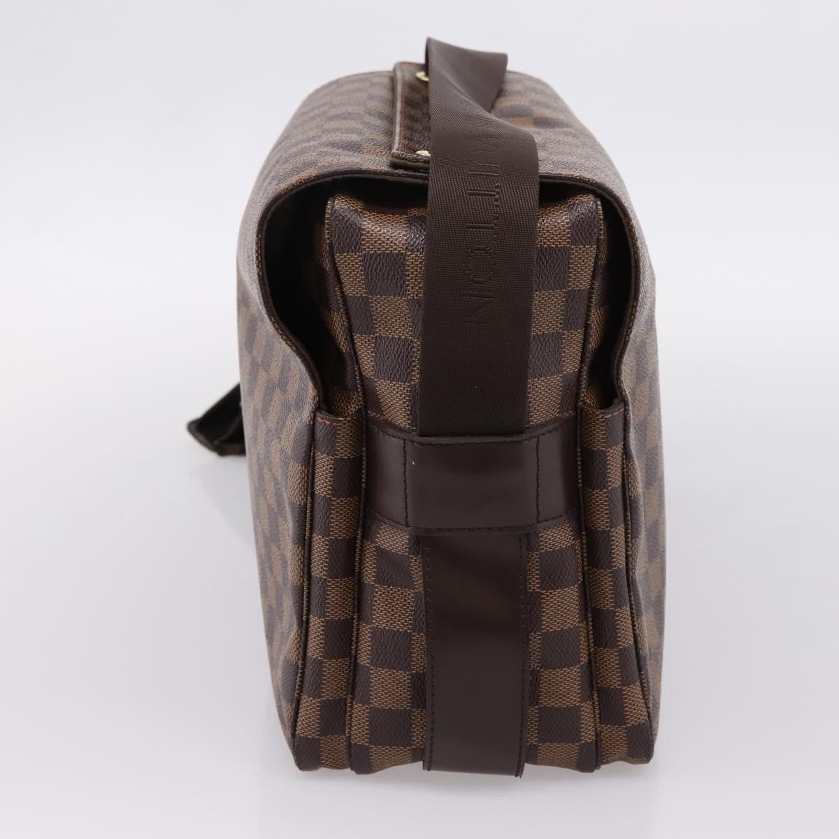 Louis Vuitton Naviglio Damier, Brown, Canvas, Shoulder Bag