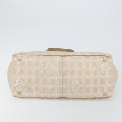 Chanel Travel Line Nylon, Beige, Nylon, Tote Bag