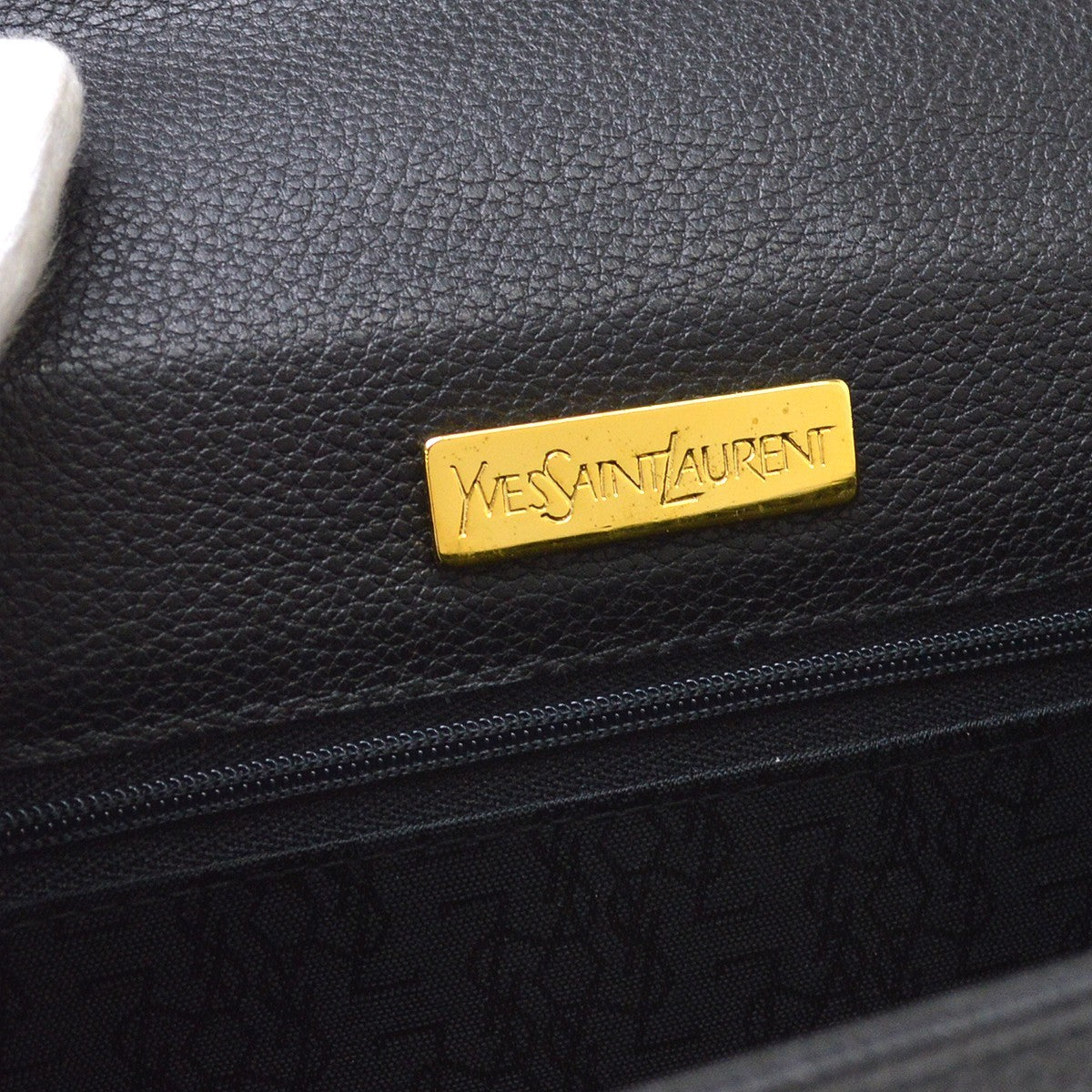 Saint Laurent Handbag Leather, Black, Leather, Handbag