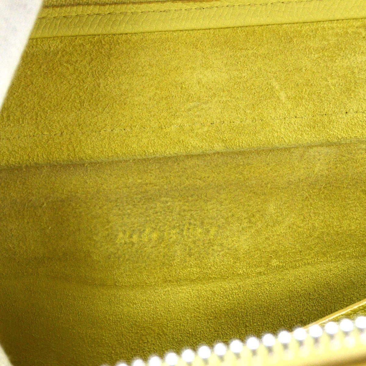 Celine Belt Leather, Yellow, Leather, Handbag