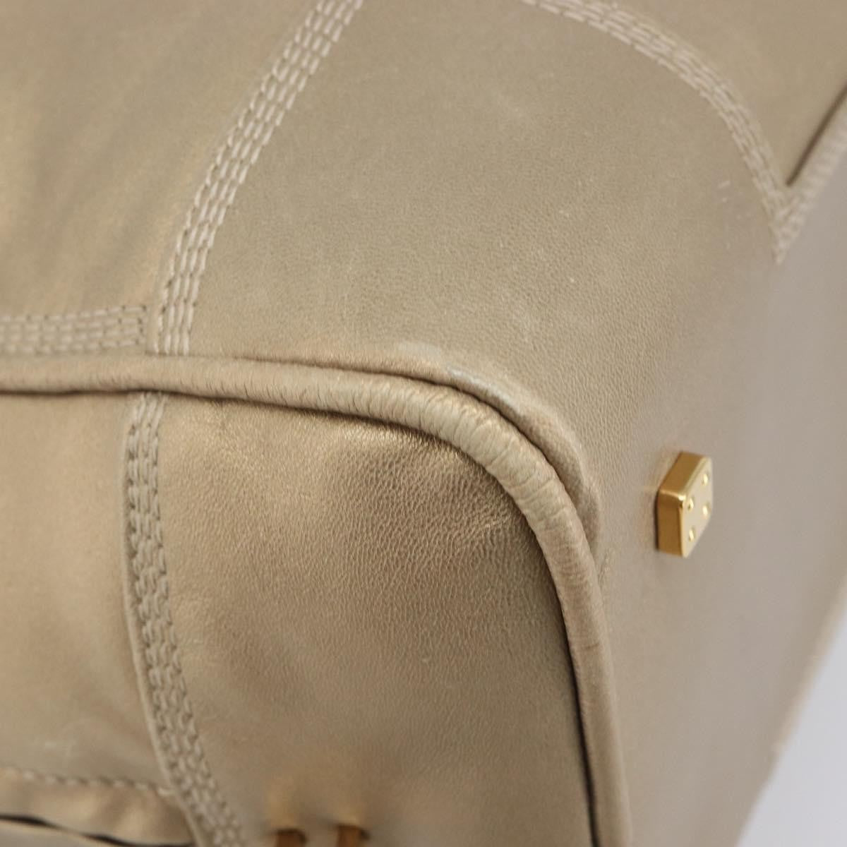 Loewe Amazona Leather, Gold, Leather, Handbag
