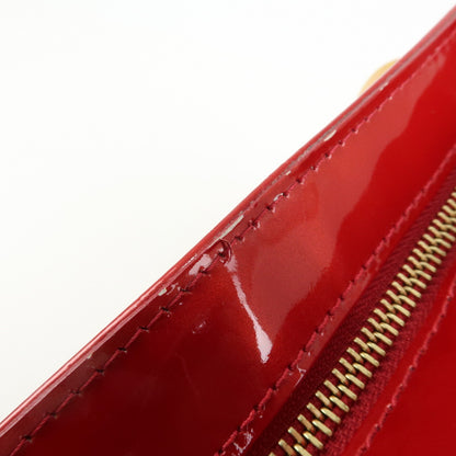Louis Vuitton Brentwood Monogram Vernis, Red, Patent Leather, Handbag