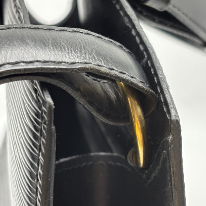 Louis Vuitton Cluny Epi, Black, Leather, Shoulder Bag