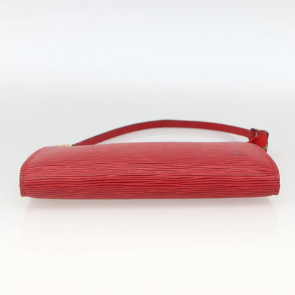 Louis Vuitton Pochette Accessoires Epi Leather, Red, Leather, Clutch