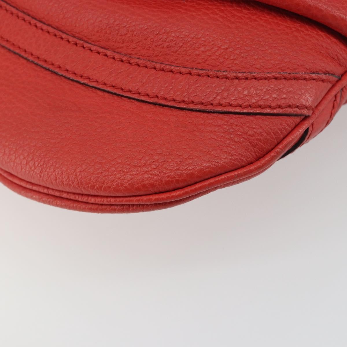 Gucci Abbey Leather, Red, Leather, Shoulder Bag