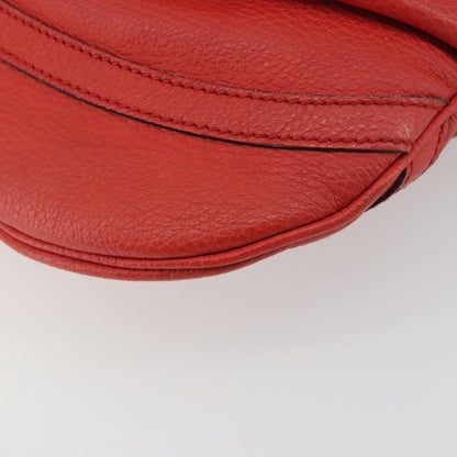 Gucci Abbey Leather, Red, Leather, Shoulder Bag