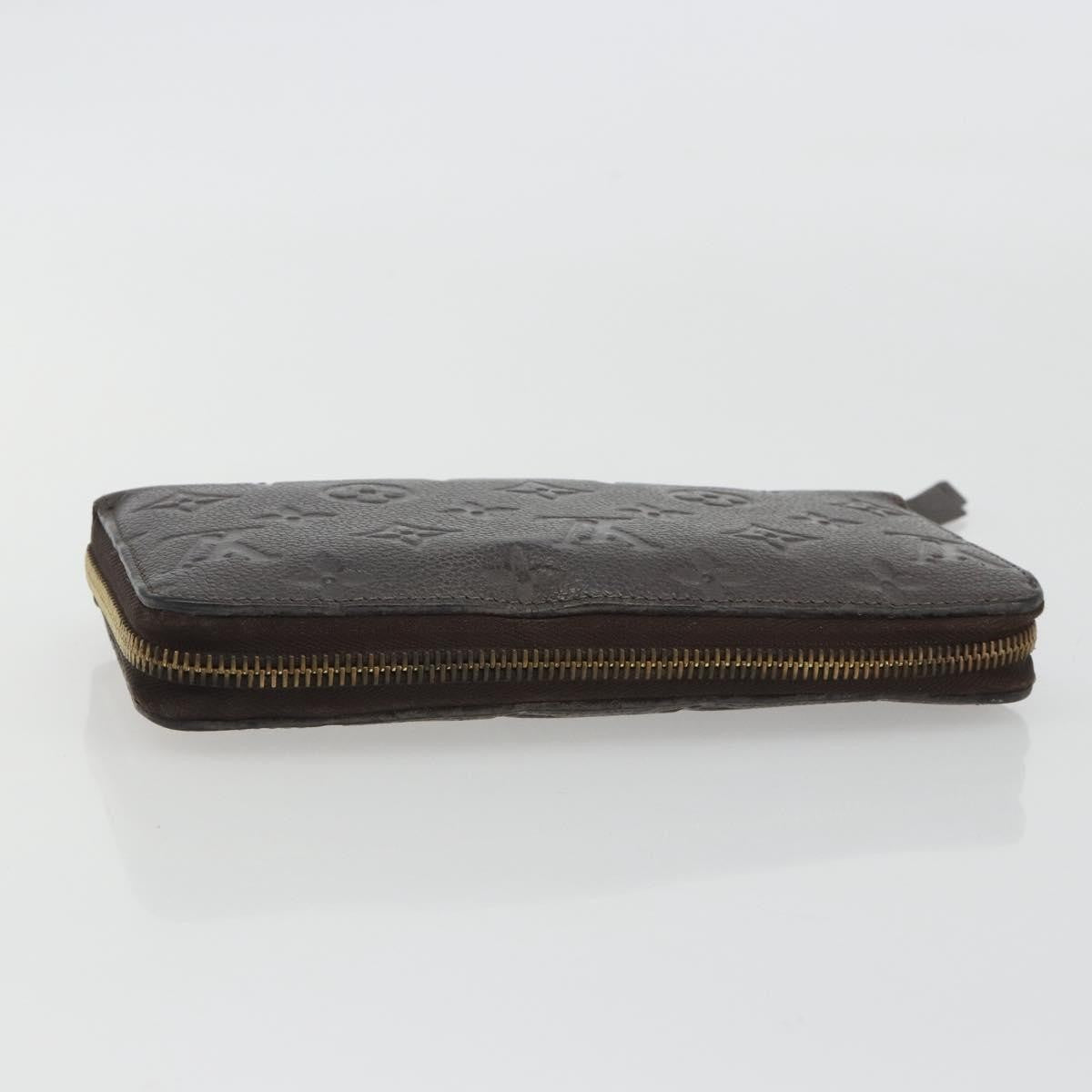Louis Vuitton Zippy Organizer Monogram Empreinte Leather, Brown, Leather, Wallet