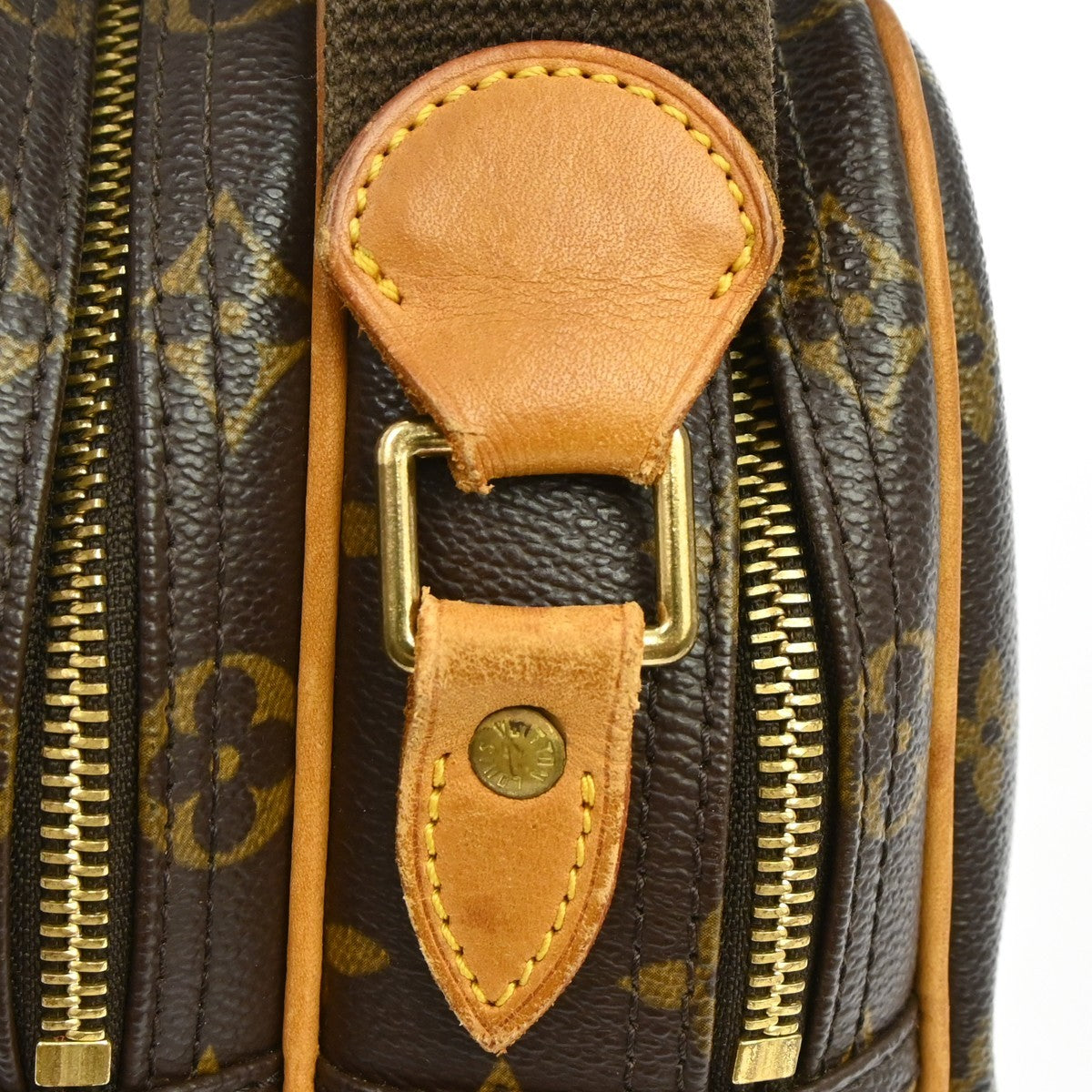 Louis Vuitton Reporter Monogram, Brown, Canvas, Shoulder Bag