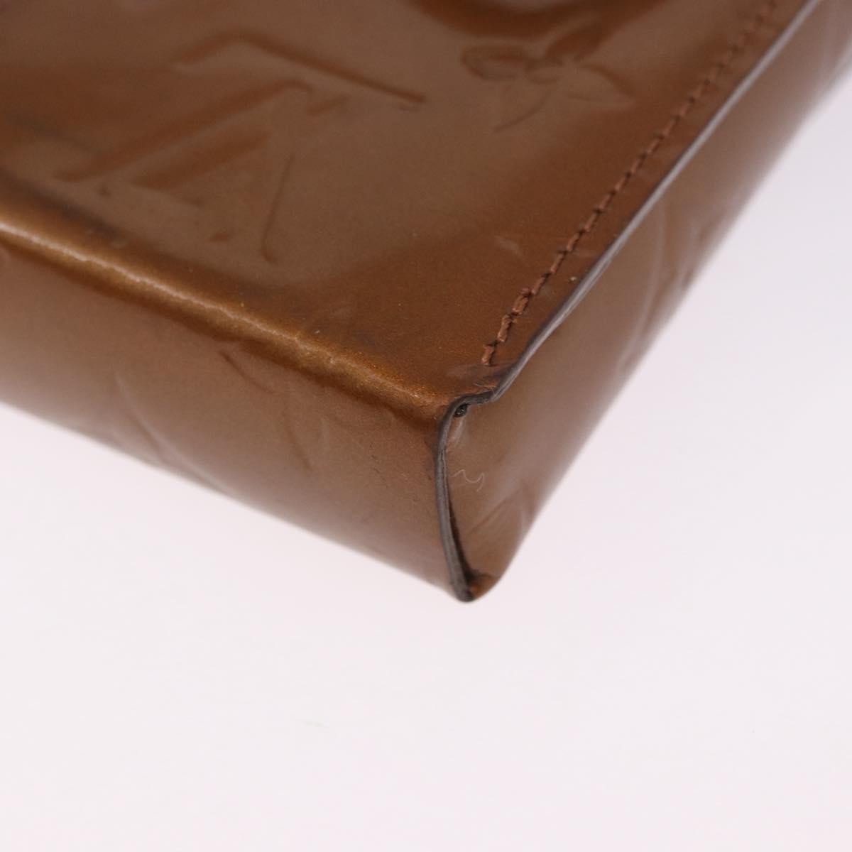 Louis Vuitton Walker Monogram Vernis, Brown, Patent Leather, Wallet
