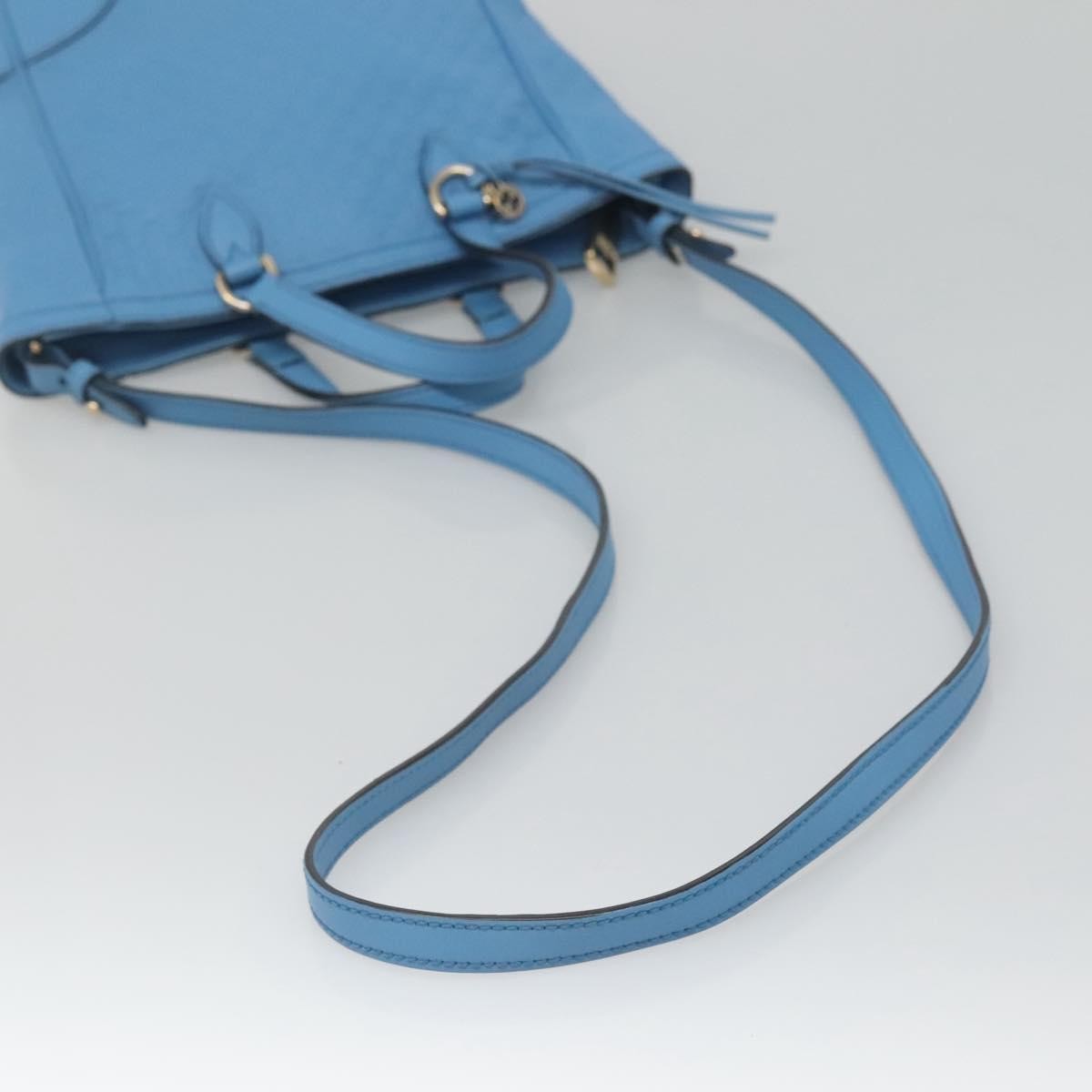 Gucci Bree Convertible Tote Microguccissima Leather, Blue, Leather, Tote Bag