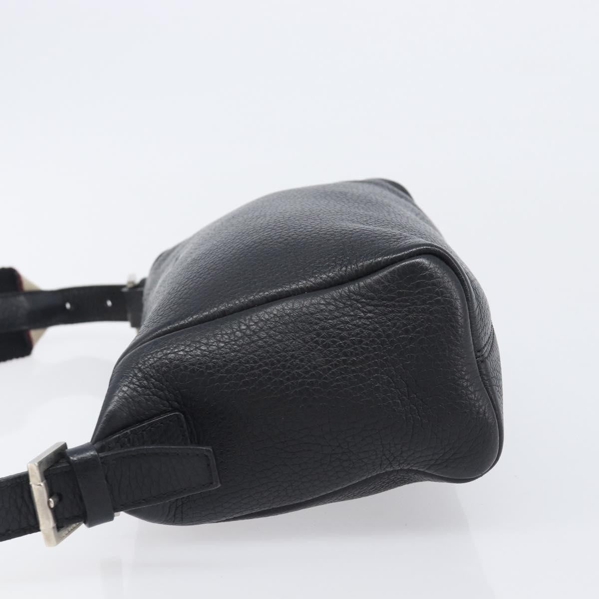 Burberry Shoulder Leather, Black, Leather, Shoulder Bag