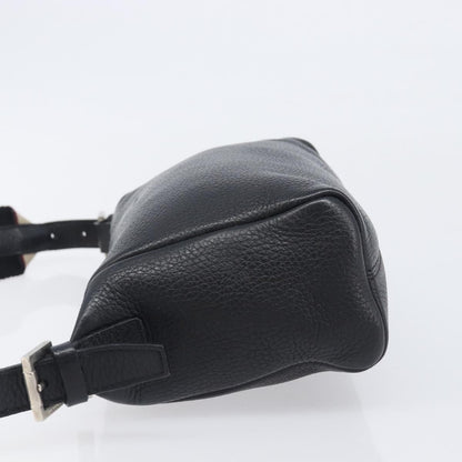 Burberry Shoulder Leather, Black, Leather, Shoulder Bag