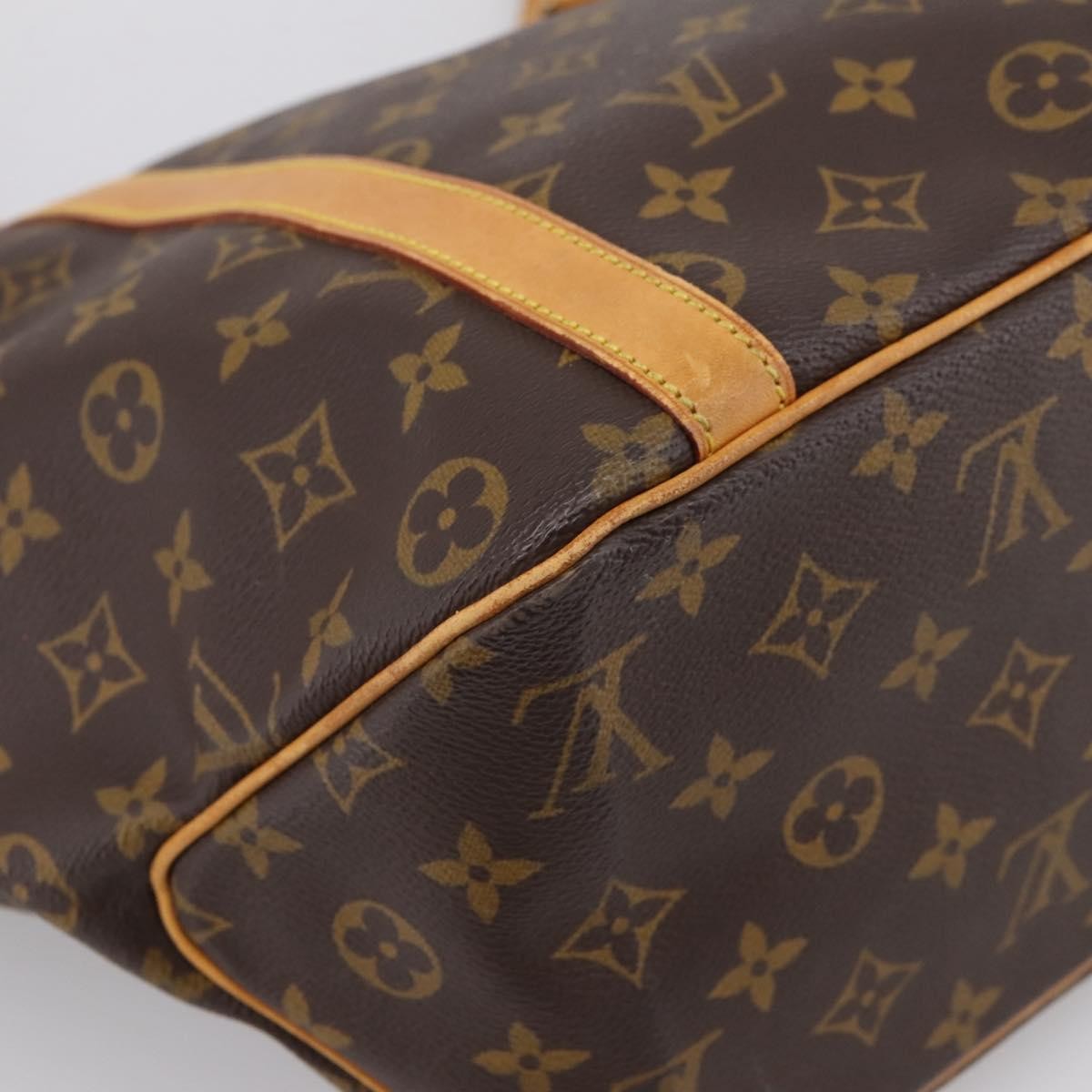 Louis Vuitton Shopping Sac Monogram Canvas, Brown, Canvas, Handbag
