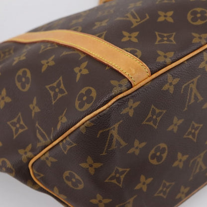 Louis Vuitton Shopping Sac Monogram Canvas, Brown, Canvas, Handbag