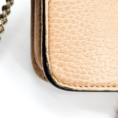 Gucci Interlocking Leather, Brown, Calfskin, Shoulder Bag