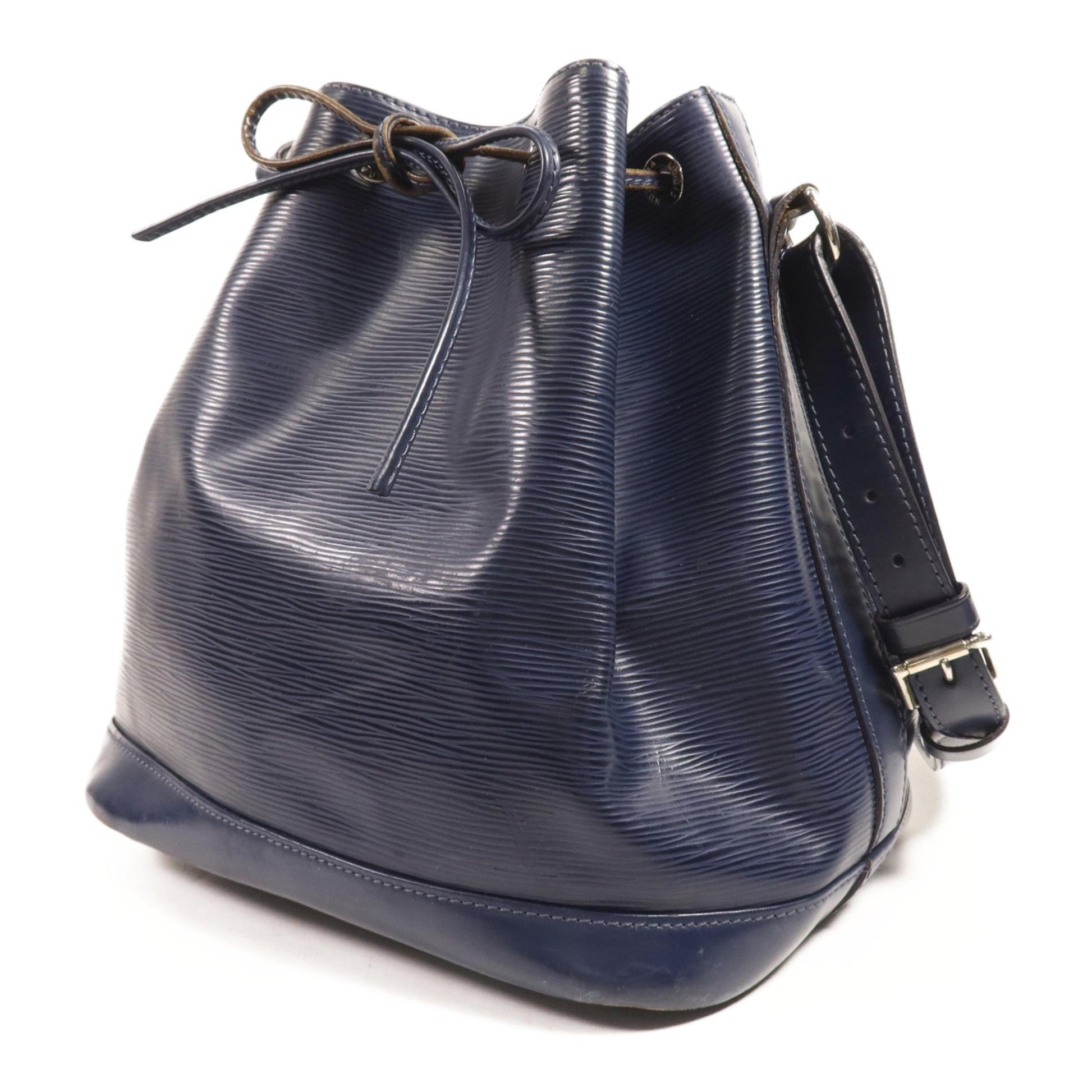 Louis Vuitton Noe Epi Leather, Blue, Leather, Shoulder Bag