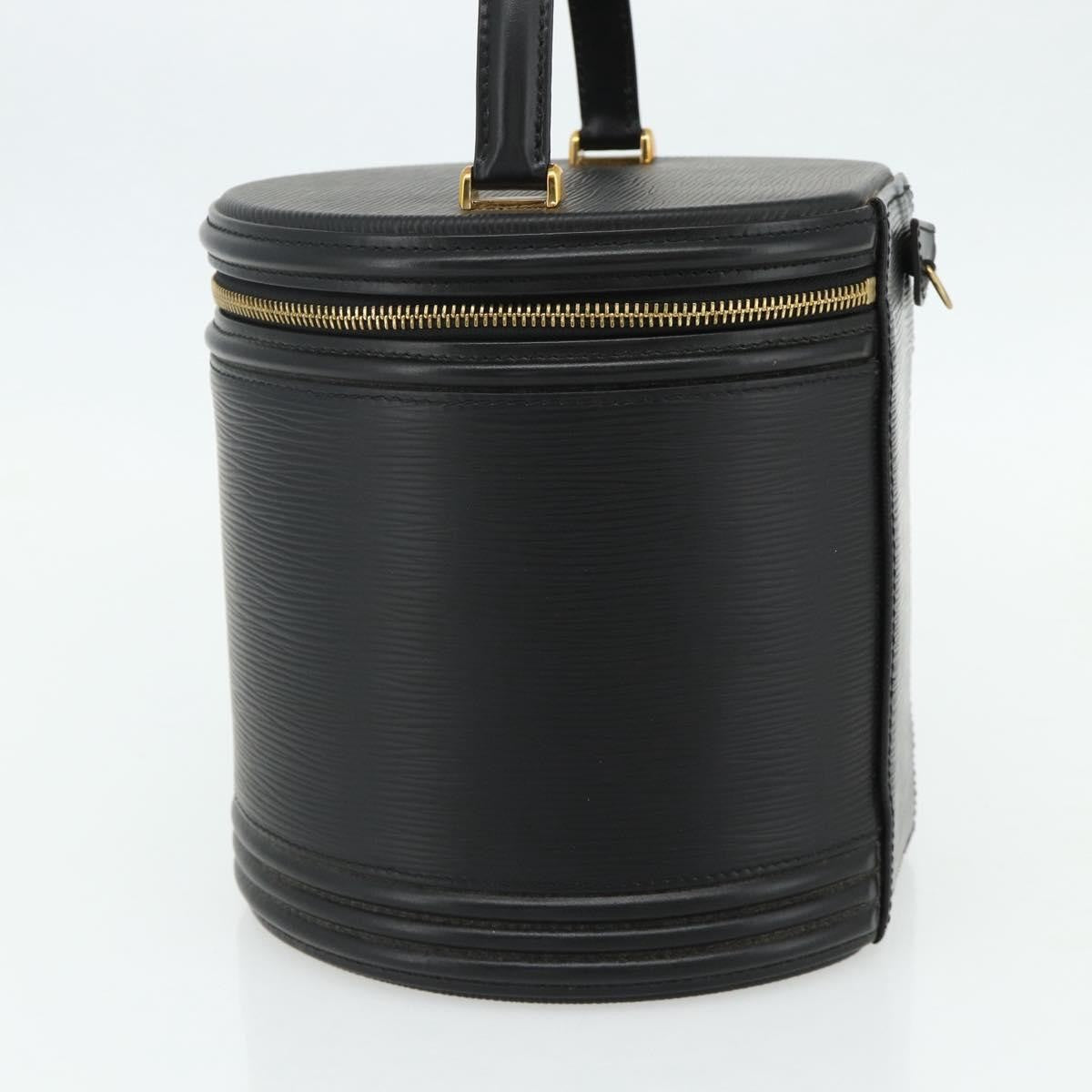 Louis Vuitton Cannes Epi Leather, Black, Leather, Handbag