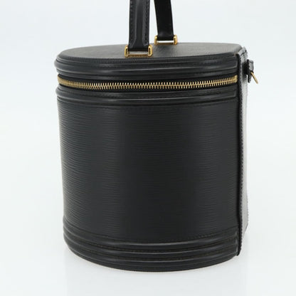 Louis Vuitton Cannes Epi Leather, Black, Leather, Handbag