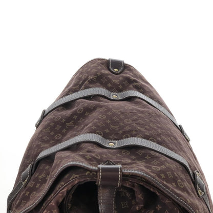 Louis Vuitton Saumur Mini Lin, Brown, Canvas, Shoulder Bag