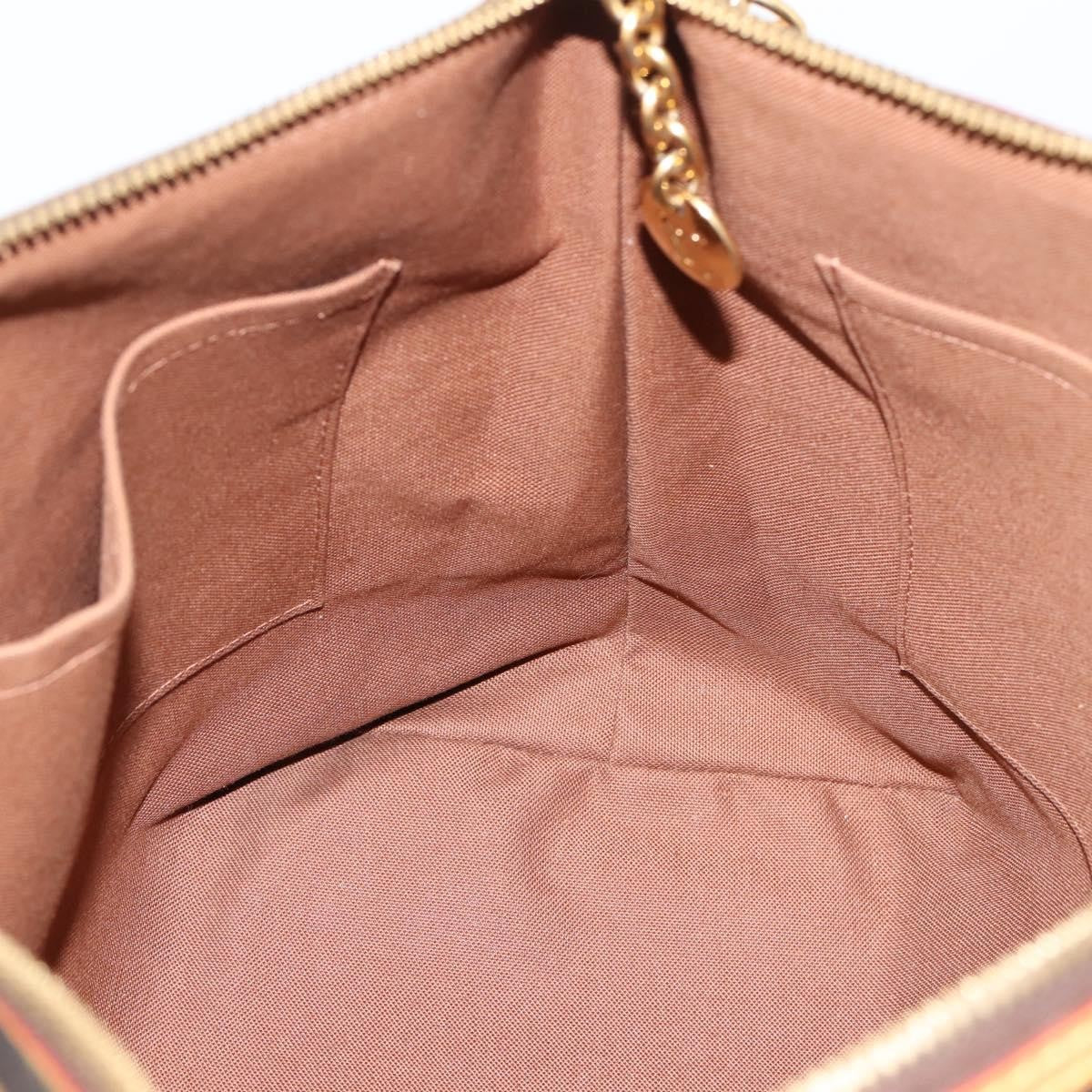 Louis Vuitton Palermo Monogram Canvas, Brown, Canvas, Handbag