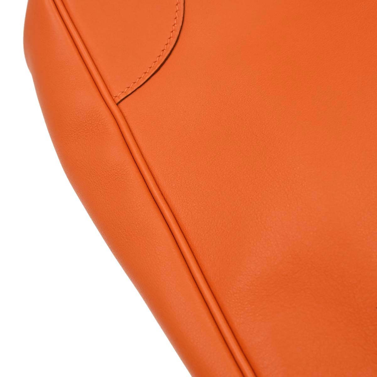 Hermes Trim Epsom, Orange, Leather, Shoulder Bag