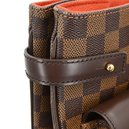 Louis Vuitton Uzes Damier Ebene, Brown, Canvas, Tote Bag