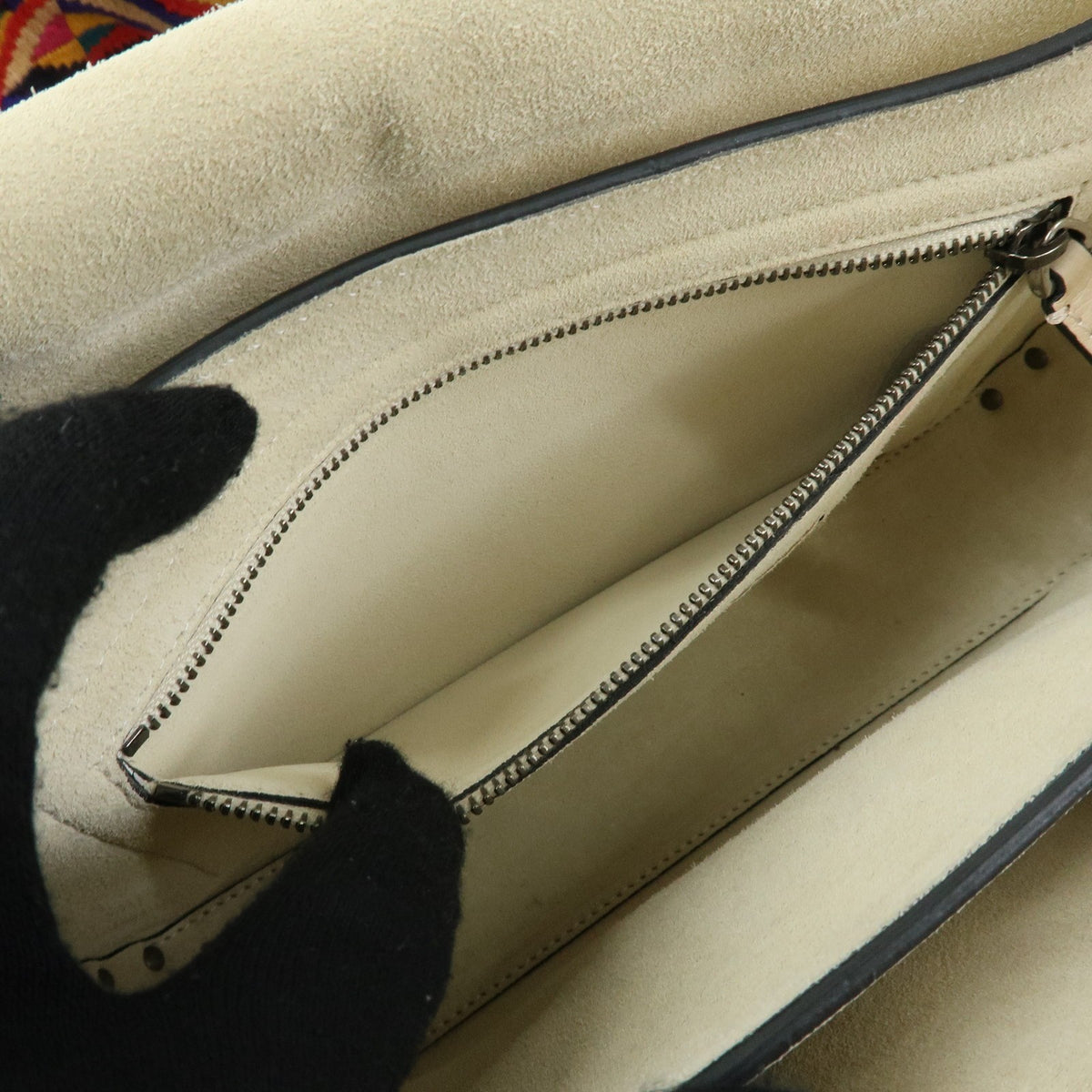 Valentino Garavani Rolling Rockstud Leather with Cabochons, Multicolour, Leather, Crossbody Bag