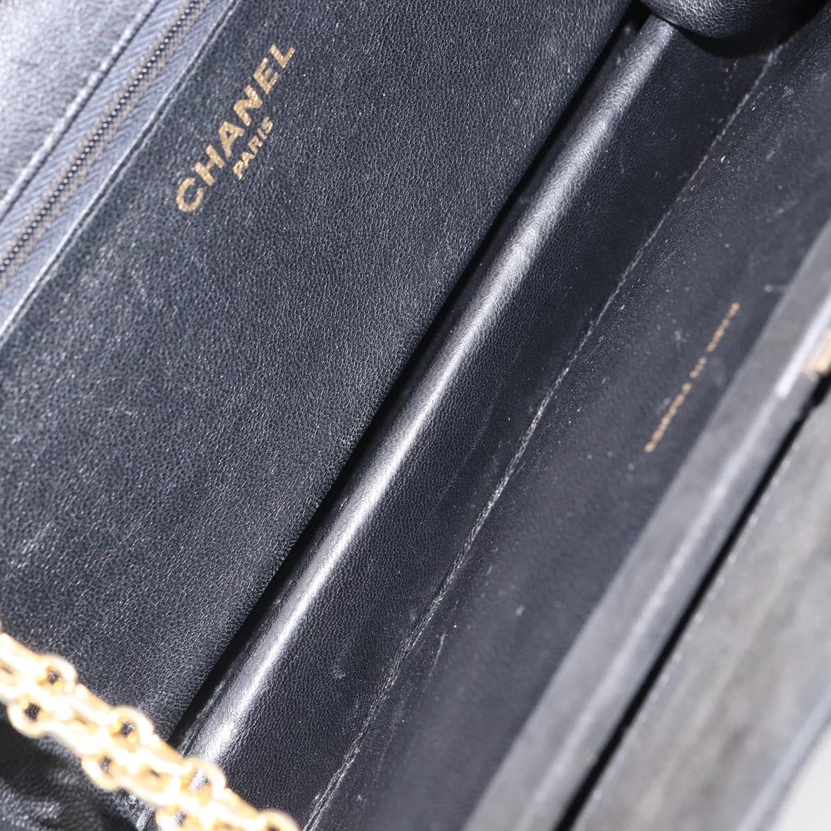 Chanel Matelasse Chain Shoulder Bag Suede, BLACK, SUEDE, Shoulder bag