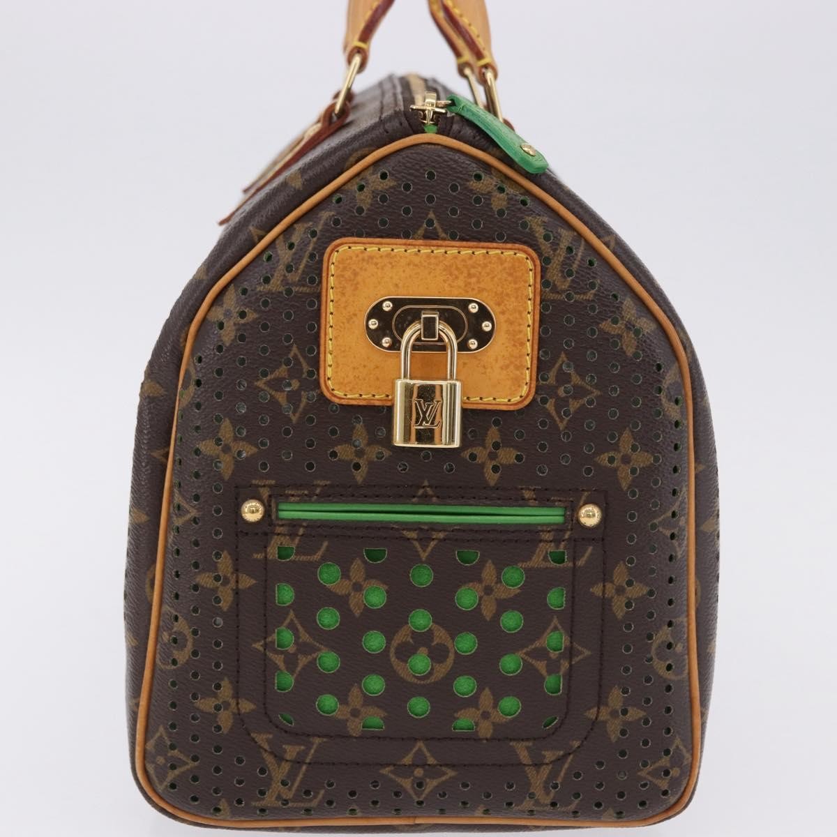 Louis Vuitton Speedy Perforated Monogram Canvas, Brown, Canvas, Handbag