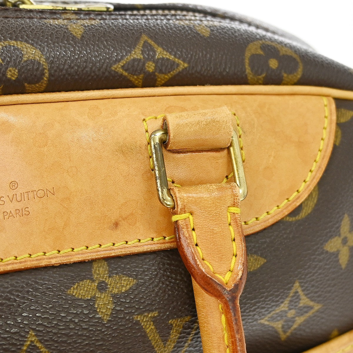 Louis Vuitton Deauville Monogram Canvas, Brown, Canvas, Handbag