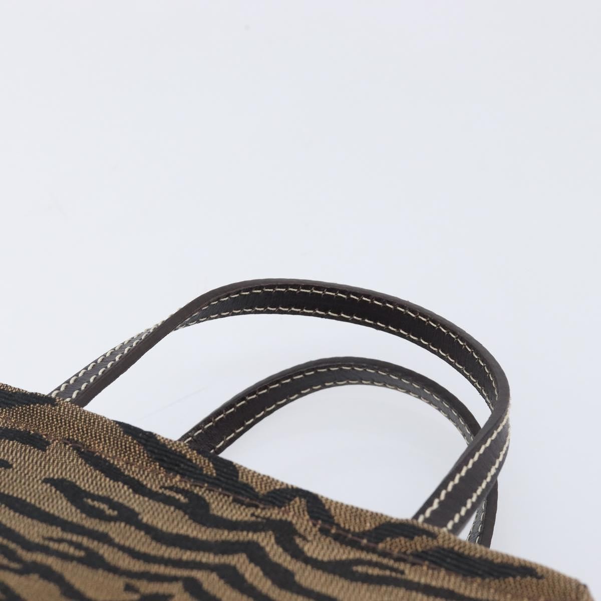 Fendi Handbag canvas, Brown, Canvas, Handbag