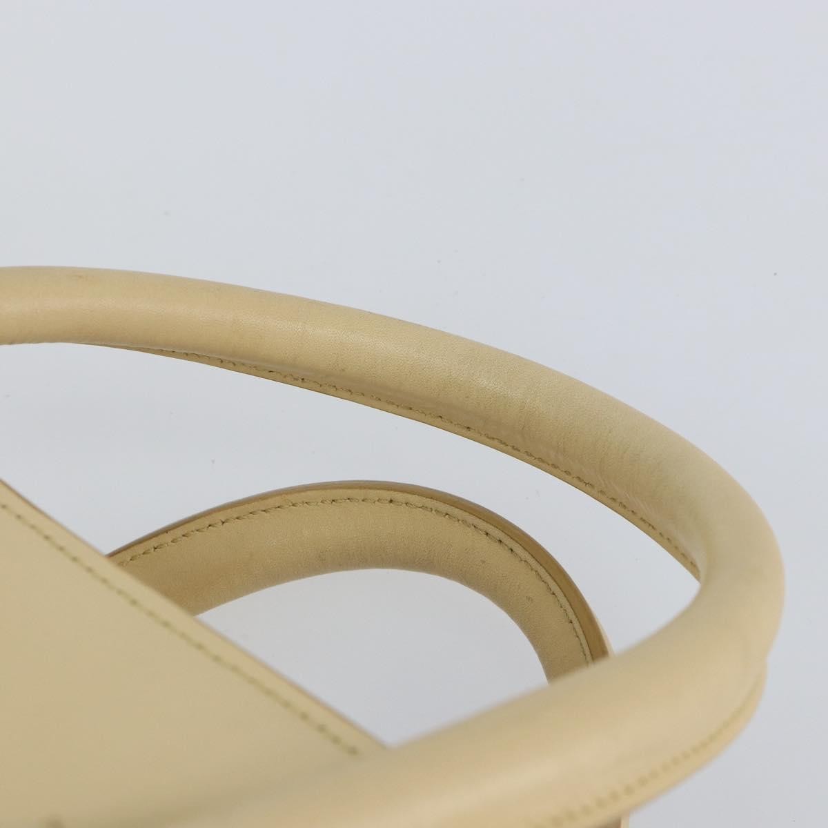 Celine Tie Tote Leather, Beige, Leather, Tote Bag