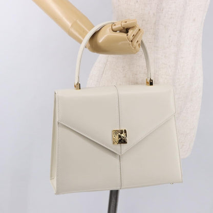 Saint Laurent Vintage handbag Leather, White, Leather, Handbag