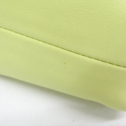 Bottega Veneta The Pouch Leather, Green, Leather, Clutch