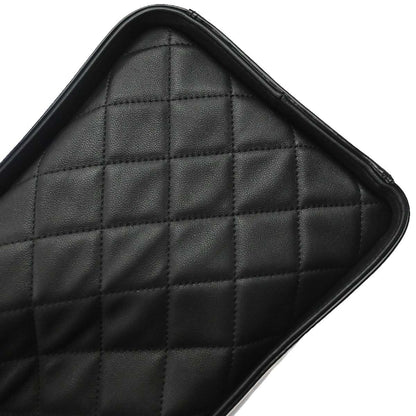 Chanel Lipstick Open Tote Patent Vinyl, Black, Patent Leather, Tote Bag