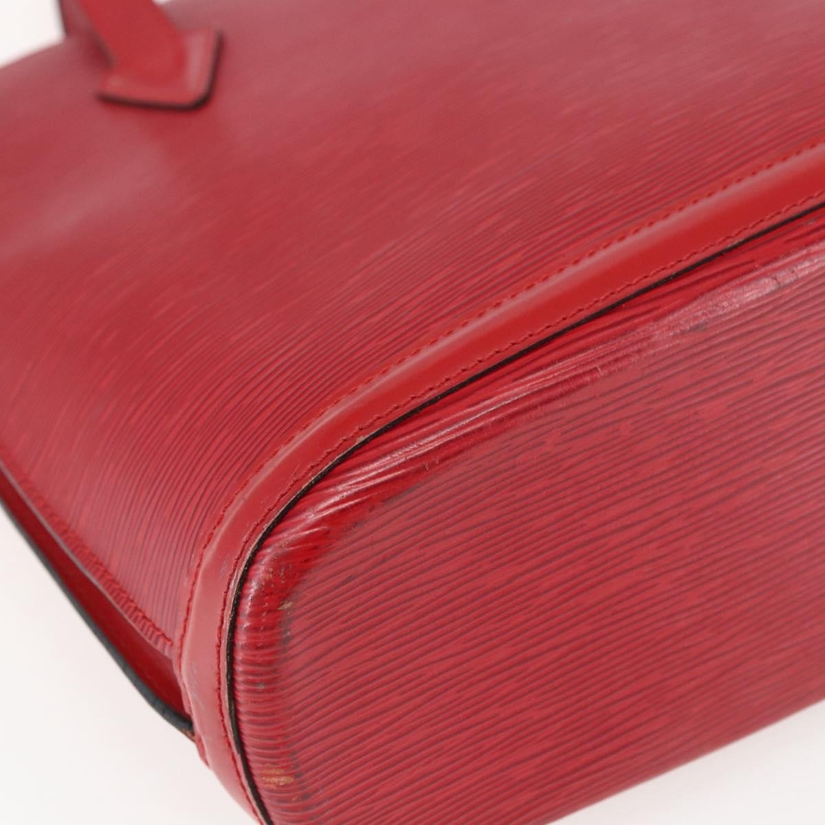 Louis Vuitton Lussac Epi Leather, Red, Leather, Shoulder Bag