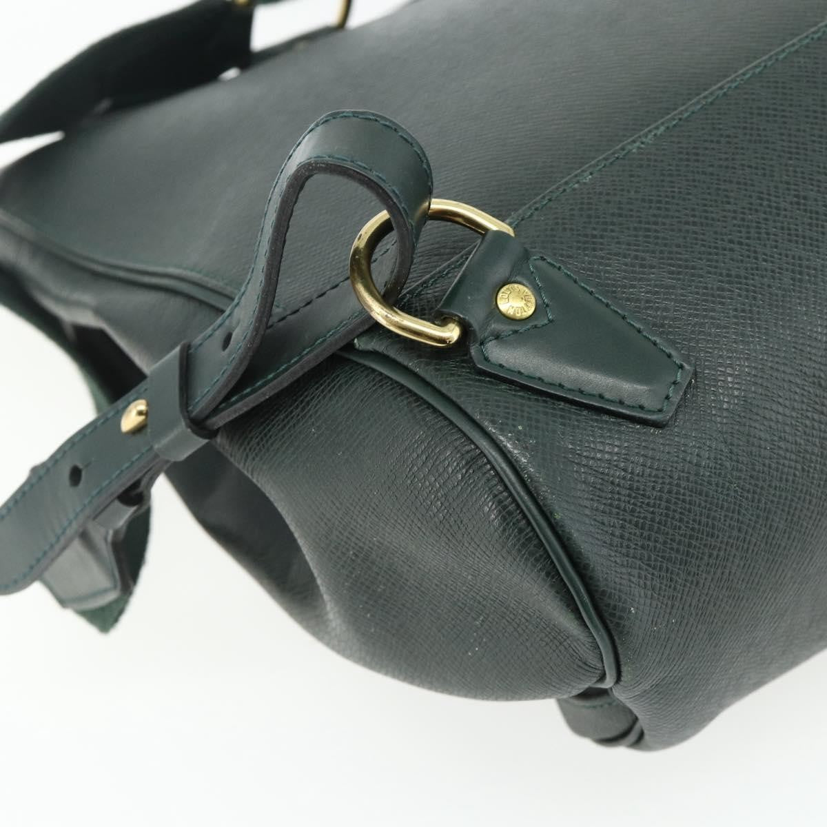 Louis Vuitton Cassiar Taiga Leather, Green, Leather, Backpack
