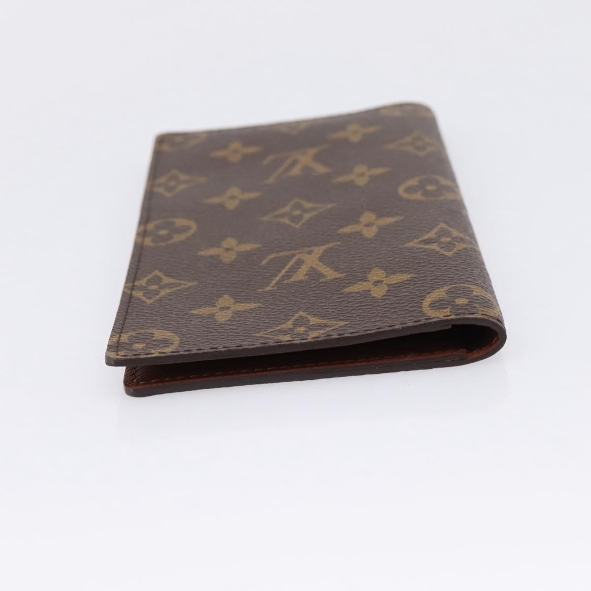 Louis Vuitton Porte Valeurs Checkbook Monogram Canvas, Brown, Canvas, Wallet