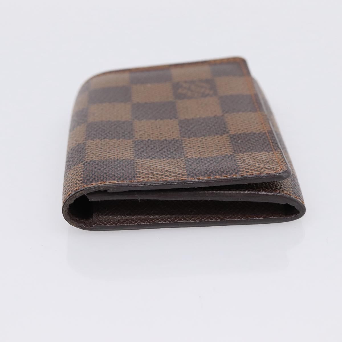 Louis Vuitton Business Card Case Damier, Brown, Canvas, Card Holder