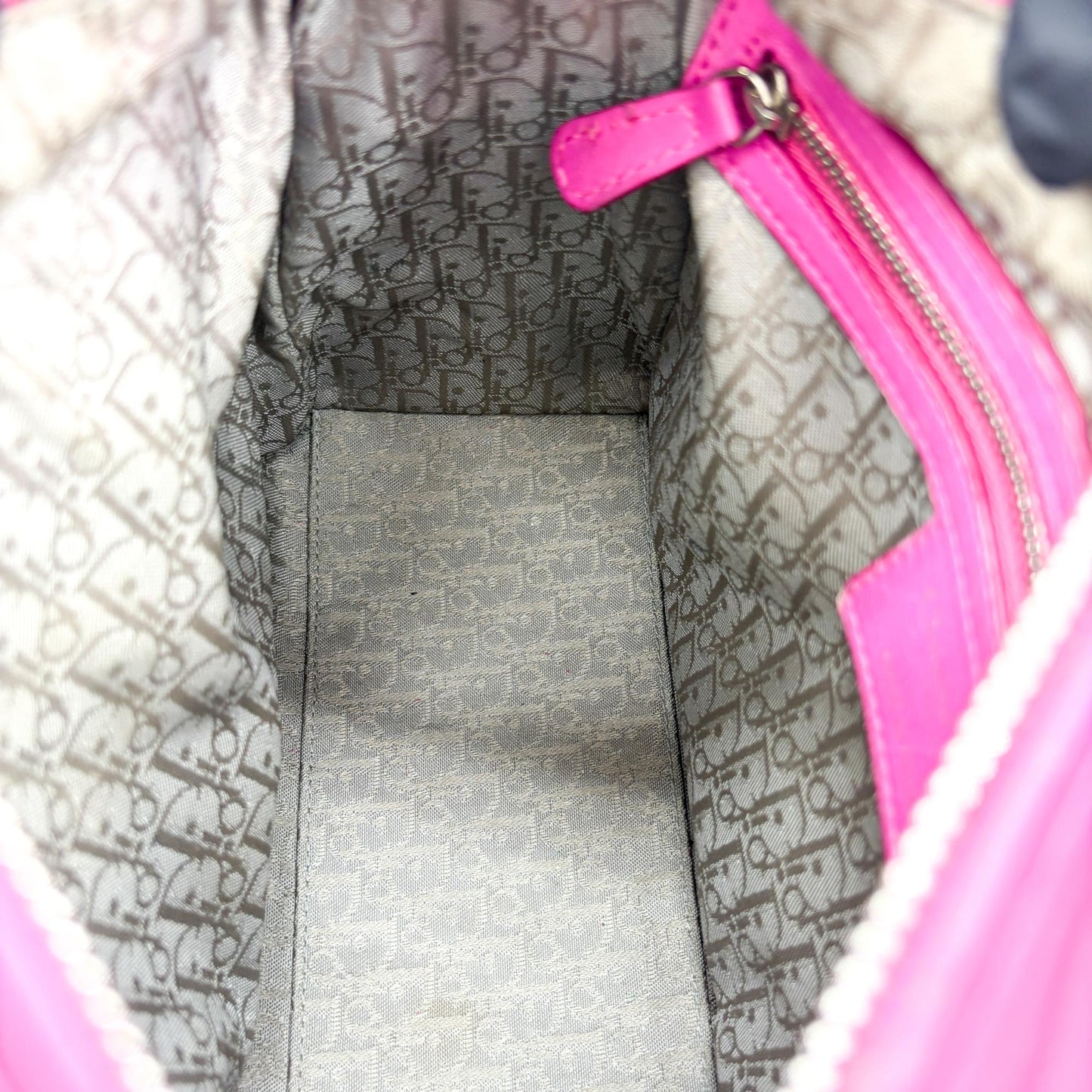 Christian Dior Lady Dior Cannage Quilt Lambskin, Pink, Leather, Handbag