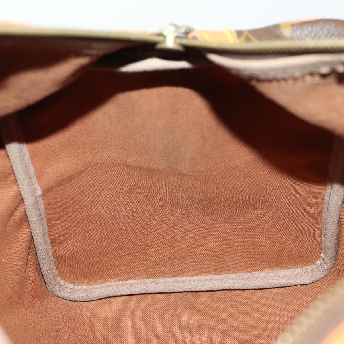 Louis Vuitton Sac Souple Handbag Monogram Canvas, BROWN, CANVAS, Handbag