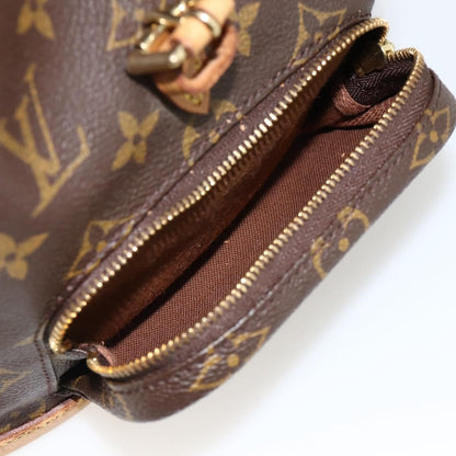 Louis Vuitton Vintage Montsouris Monogram Canvas, Brown, Canvas, Backpack