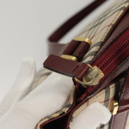 Burberry Nova Check Nova Check Canvas and leather, Beige, Canvas, Handbag