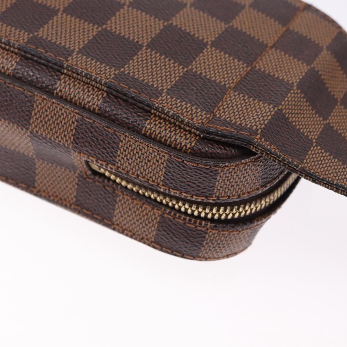Louis Vuitton Geronimos Damier, Brown, Canvas, Clutch